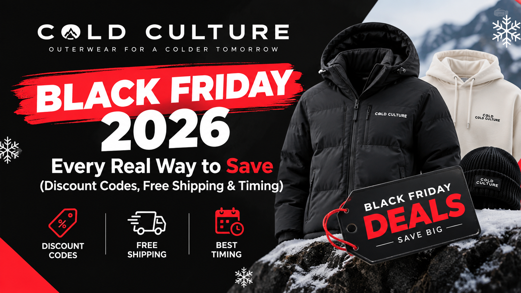 Cold Culture Black Friday 2026