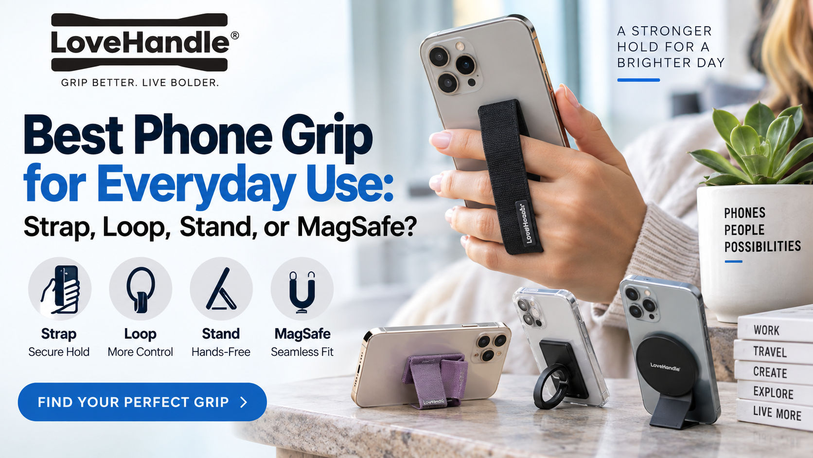 Best Phone Grip for Everyday Use: Strap or MagSafe