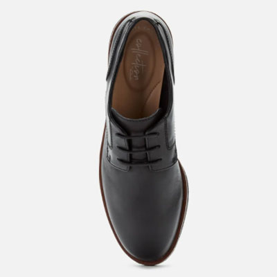 Clarks Women's Griffin Lane Leather Derby Shoes - Black