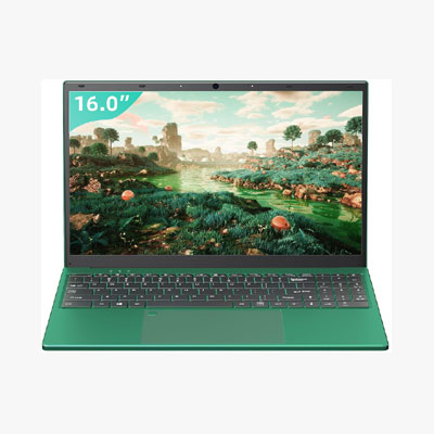 16" Green Laptop, Celeron N5105 CPU, DDR4 16GB RAM 256G SSD, FHD IPS Display, Backlit KB,Fingerprint Unlock, USB 3.0, HDMI, WiFi/BT, Perfect for Work, Study and Play! (Green, 16G+256G SSD)