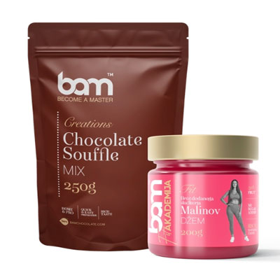 Raspberry with chocolate elegance