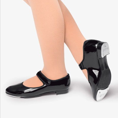 Girls Velcro Strap Tap Shoes