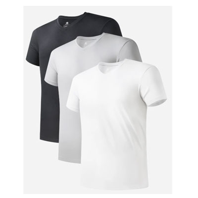 Bamboo V-Neck Undershirts (3-Pack)