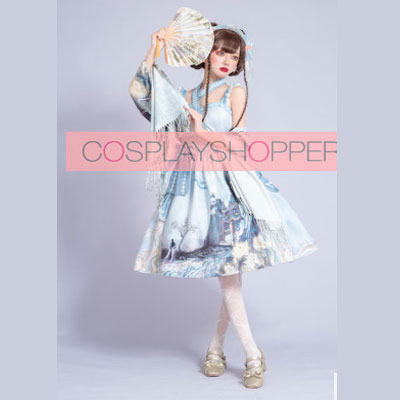 Vintage Chinese Style Sleeveless Lolita Dress
