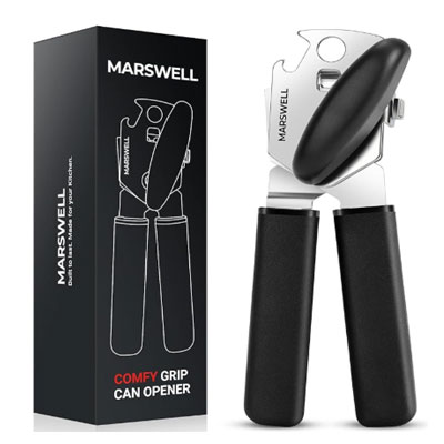 Can Opener Manual, MARSWELL Handheld Can Opener