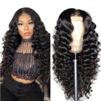 Loose Deep 13Ã—4 Lace Wig -180% Density Natural Black Human Hair