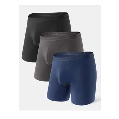 Dual Pouch™ Ultra-Soft Boxer Briefs 6.5" (3-Pack)