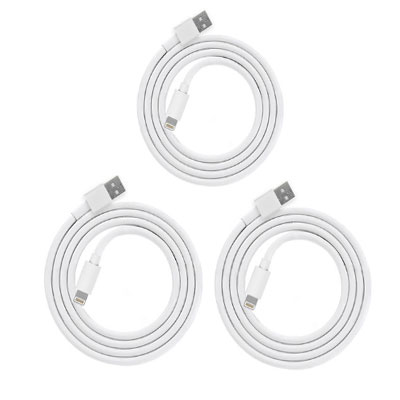 6-Foot Heavy Duty Lightning Cables for Apple