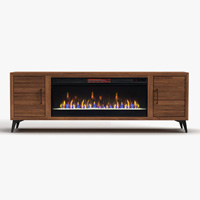 78" Malibu Modern Fireplace TV Stand