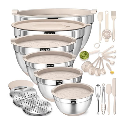 Mixing Bowls with Airtight Lids Set