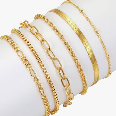 NEWITIN 69 Pieces Gold Jewelry Set