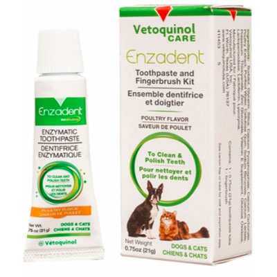 Vetoquinol Enzadent Finger Brush Kit
