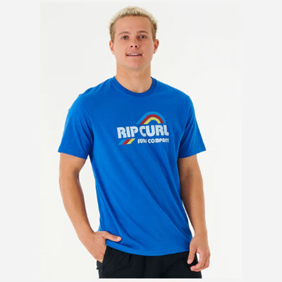 RIP CURL MEN SURF REVIVAL WAVING TEE 03NMTE