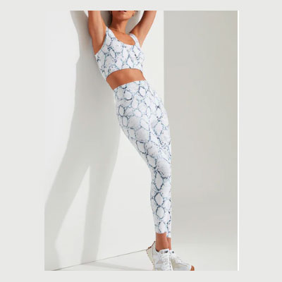 Varley Let's Go High Rise Legging - White Snake