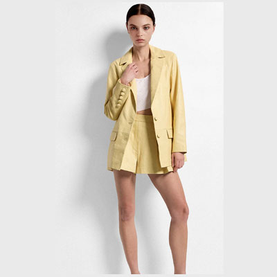 WILLOW LEATHER BLAZER