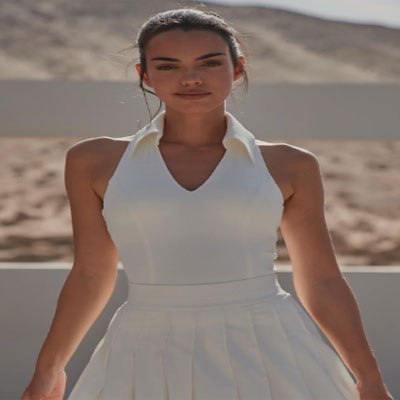Sleeveless Polo Tank Top