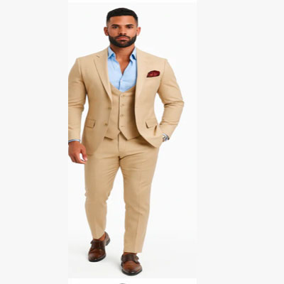 Champagne Groomsmen Suits