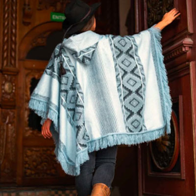 Andean Sky Alpaca Poncho