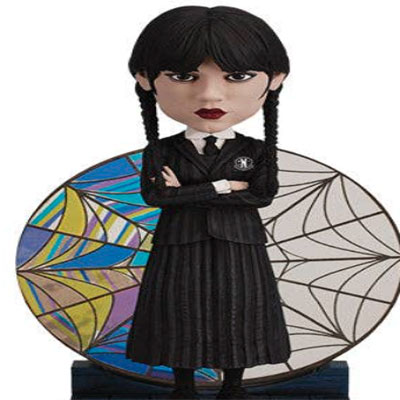 Wednesday Stained Glass Bobblehead