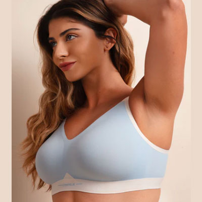 Airlite Color Block V-Neck Bra for Everyday Comfort