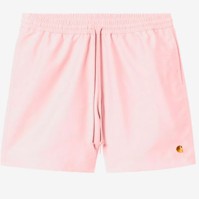 Pink Chase swim trunks