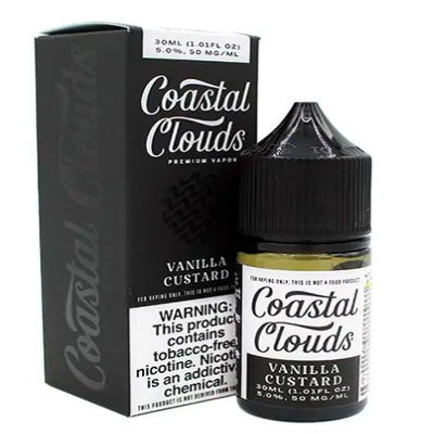 Coastal Clouds Vanilla Custard TFN Salt Nic