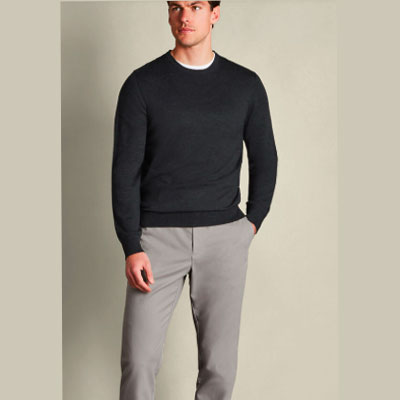 Ultimate Non-Iron Chinos - Light Grey