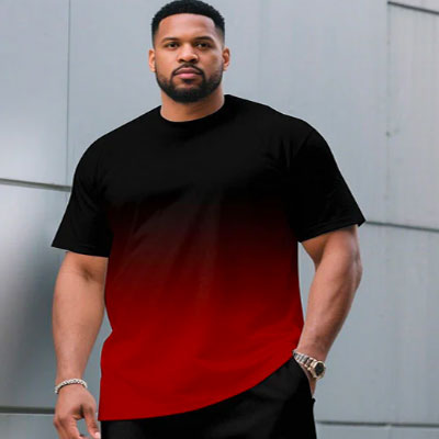Round Neck Short Sleeve T-Shirt Shorts Suit