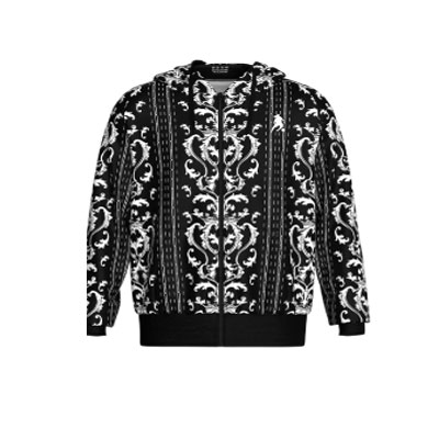 Ronaldinho Bruxo Baroque Zip Hoodie - Men's