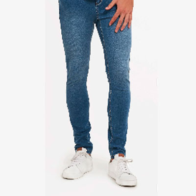 Freddy Men’s Jeans - Coastal Blue with Beige Stitching