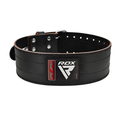 RDXRD1 4 Powerlifting Leather Fitness Belt
