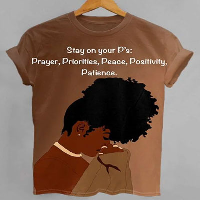 Stay On Your P's Unisex Short Sleeve Tshirt