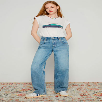 80'S Utility Loose Jeans