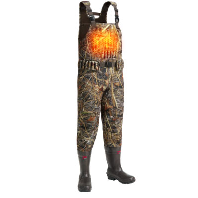 TorridSeeker Heated Duck Waterfowl Hunting Neoprene Chest Waders