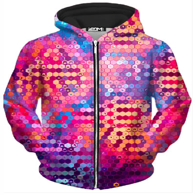 MDNA Unisex Zip-Up Hoodie