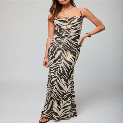 Mesh Siren Song Maxi - Animal Instinc