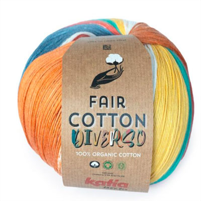 Fair Cotton Diverso: Multicolor 100% Organic Cotton Yarn