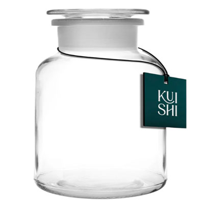 Clear Glass Apothecary Jars
