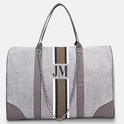 The Lily 'Take Me Away' Tote - French Grey