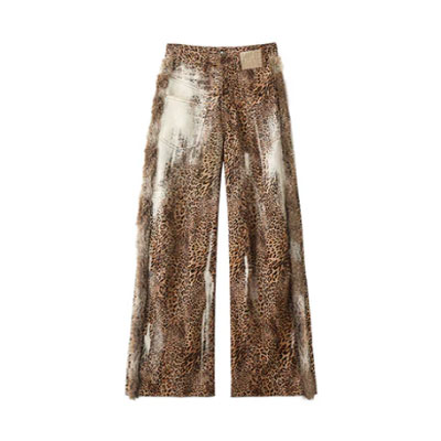 Distressed Leopard Fur Set