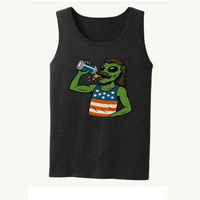 Drunk Alien - Full Color Summer Tank Top