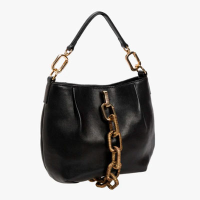 Catena Black Small Shoulder Pouch