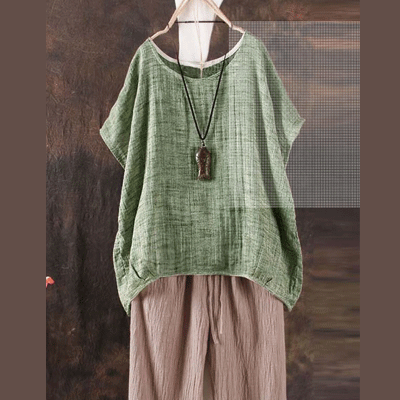 Casual Women Casual O-Neck Irregular Hem T-shirt