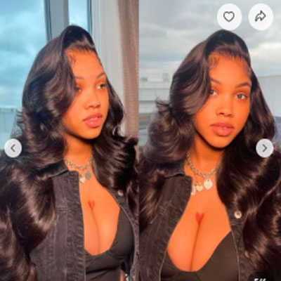 Full Lace Wigs Brazilian Human Hair Body Wave Virgin Hair
