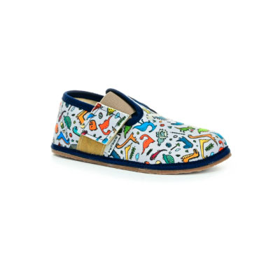 Pegres BF01 Dino barefoot slippers