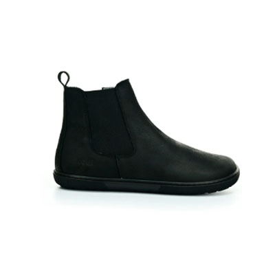 Koel4kids Filas Merino Wool Black Winter Barefoot Shoes