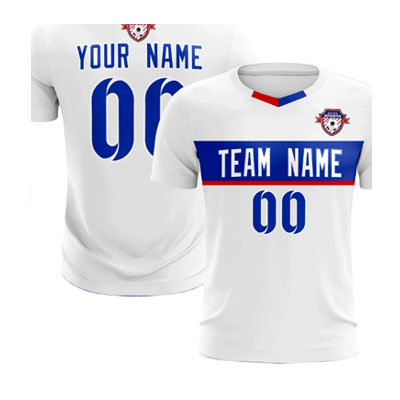 Custom White Classic Sports Sets Soccer Shirt Jersey