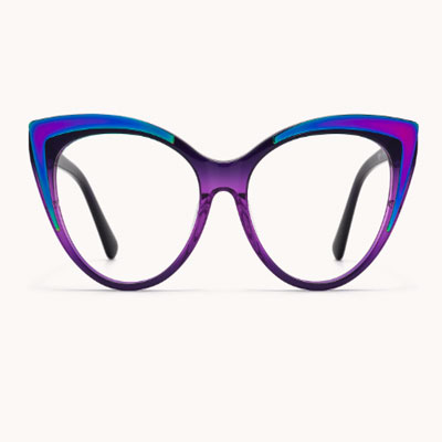 Langley - Cat Eye Purple Eyeglasses